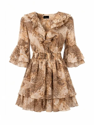 Foto van product Elena Athanasiadou Cocktailjurk 'Natalia' beige