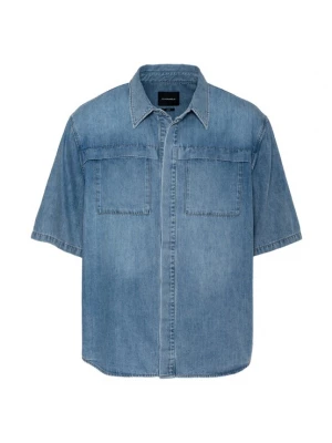 Foto van product Elias Rumelis Overhemd blauw denim