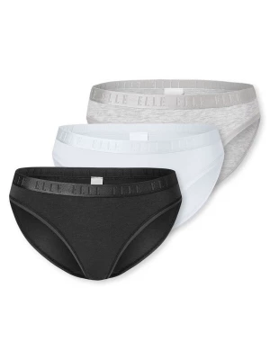 Foto van product ELLE Slip grijs gemêleerd / zwart / wit