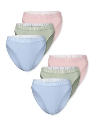 Foto van product ELLE Slip ' High Leg - ELLE LOGO ' gemengde kleuren