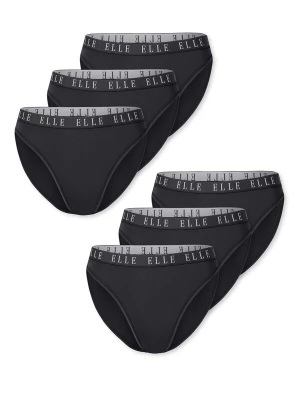 Foto van product ELLE Slip ' High Leg - ELLE LOGO ' zwart