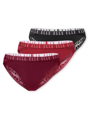Foto van product ELLE Slip ' Lace ' rood / donkerrood / zwart