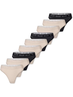 Foto van product ELLE String ' Logo ' beige / zwart