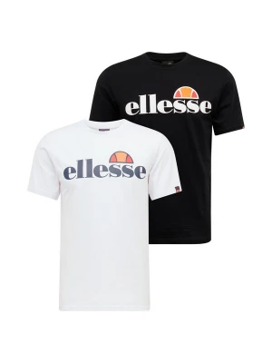 Foto van product ELLESSE Shirt 'Prado' geel / zalm roze / zwart / wit