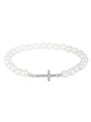 Foto van product ELLI Armband transparant / wit
