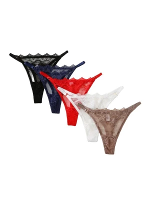 Foto van product Emilie collection String 'Multipack 5' gemengde kleuren