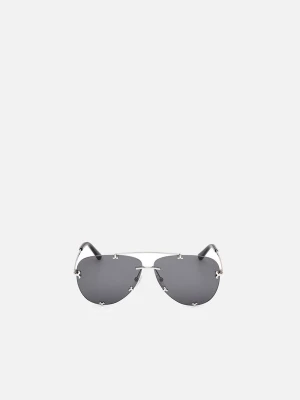 Foto van product Emilio Pucci Zonnebril 'Pucci EP0236 Shiny palladium / 10 / 140 Women Sunglasses' ivoor