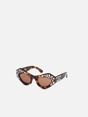 Foto van product Emilio Pucci Zonnebril 'Pucci EP0239 Dark havana / 23 / 140 Women Sunglasses' bruin