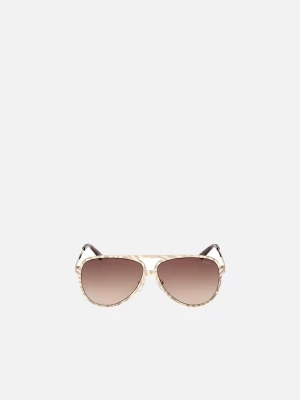 Foto van product Emilio Pucci Zonnebril 'Pucci EP0247 Light blue / texture / 12 / 140 Women Sunglasses' goud