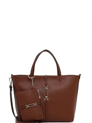 Foto van product Emily & Noah Shopper 'E&N Lewe' cognac