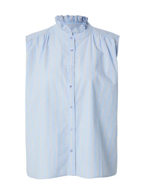 Foto van product Emily Van Den Bergh Blouse sand / lichtblauw
