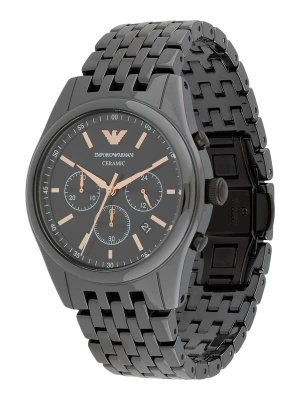 Foto van product Emporio Armani Analoog horloge lichtblauw / rose-goud / zwart