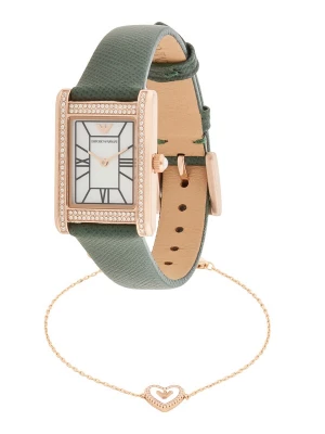 Foto van product Emporio Armani Analoog horloge rose-goud / groen / zwart / wit