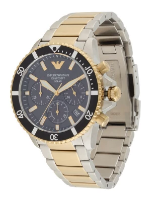 Foto van product Emporio Armani Analoog horloge 'World Explorer' goud / zwart / zilver