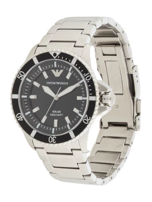 Foto van product Emporio Armani Analoog horloge 'WORLD EXPLORER' zwart / zilver