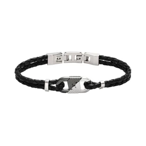 Foto van product Emporio Armani Armband zwart / zilver