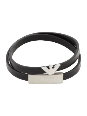 Foto van product Emporio Armani Armband zwart / zilver