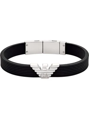 Foto van product Emporio Armani Armband zwart / zilver
