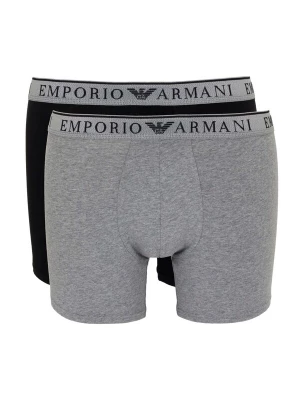Foto van product Emporio Armani Boxershorts grijs gemêleerd / zwart gemêleerd