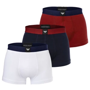 Foto van product Emporio Armani Boxershorts navy / donkerrood / wit