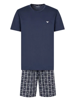 Foto van product Emporio Armani Pyjama kort blauw / wit