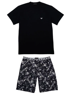 Foto van product Emporio Armani Pyjama kort grijs / lichtgrijs / zwart / wit