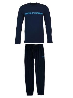 Foto van product Emporio Armani Pyjama lang nachtblauw / neonblauw / donkerblauw