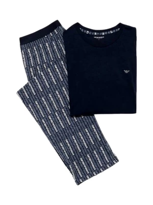 Foto van product Emporio Armani Pyjama lang navy / saffier / offwhite
