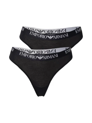 Foto van product Emporio Armani String zwart / wit