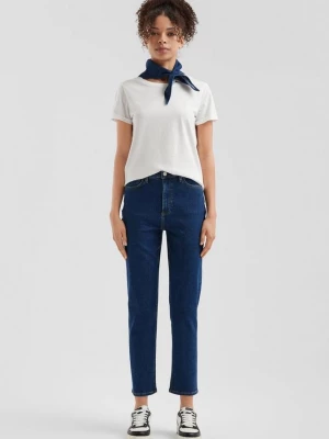 Foto van product Enkel jeans Tizie / Slim Fit / High Rise / Tapered Leg / Superstretch QS blauw