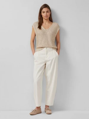 Foto van product Enkeljeans / Relaxed fit / Hoge taille / Halfhoge pijp s.Oliver crème