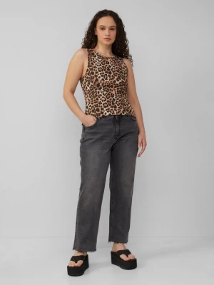 Foto van product Enkeljeans / slim fit / mid rise / straight leg QS grijs