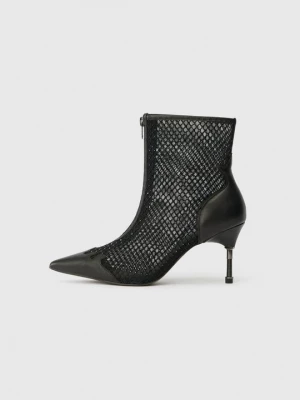 Foto van product Enkellaarsjes met hoge hak AllSaints zwart