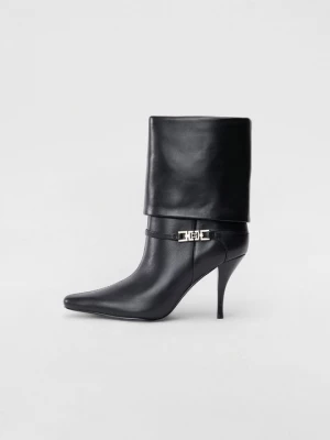 Foto van product Enkellaarsjes met hoge hak Guess zwart