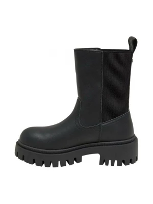 Foto van product Enkellaarsjes met plateauzool Buffalo zwart