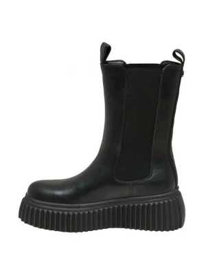 Foto van product Enkellaarsjes met plateauzool Buffalo zwart