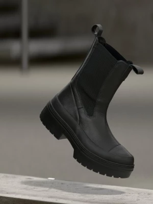 Foto van product Enkellaarsjes met plateauzool Converse zwart