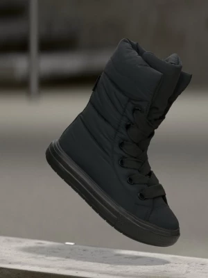Foto van product Enkellaarsjes met plateauzool Converse zwart