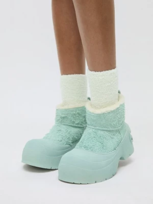 Foto van product Enkellaarsjes met plateauzool Diesel mintgroen