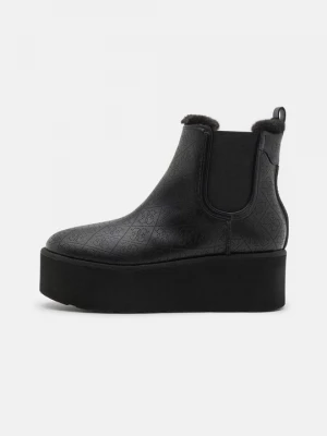 Foto van product Enkellaarsjes met plateauzool Guess zwart