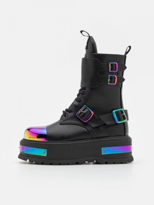 Foto van product Enkellaarsjes met plateauzool Koi Footwear zwart