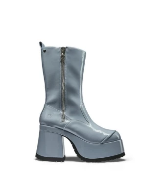 Foto van product Enkellaarsjes met sleehak Koi Footwear blauw