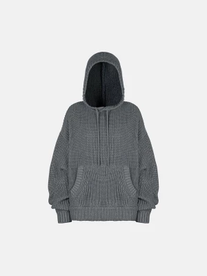 Foto van product ENRAGE Oversized trui 'SWEATER HOODIE' grijs
