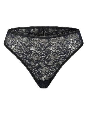 Foto van product Erlich Textil String 'Iconic Lace' zwart gemêleerd