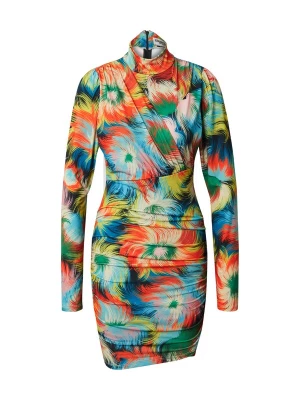 Foto van product Essentiel Antwerp Jurk 'ESPOSA' neonblauw / geel / smaragd / lichtrood