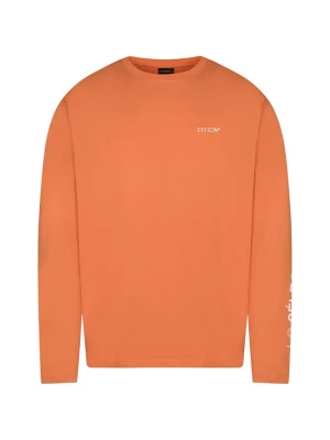 Foto van product ESTEEM Shirt 'Sélection Privée' donkeroranje / wit
