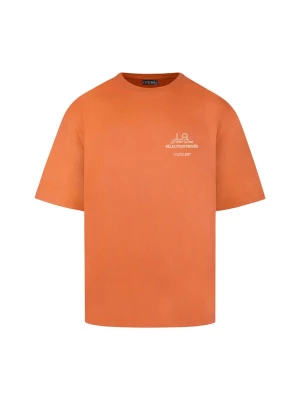 Foto van product ESTEEM Shirt 'Sélection Privée' donkeroranje / wit