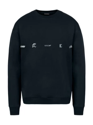 Foto van product ESTEEM Sweatshirt ' Logos Oversized ' donkerblauw