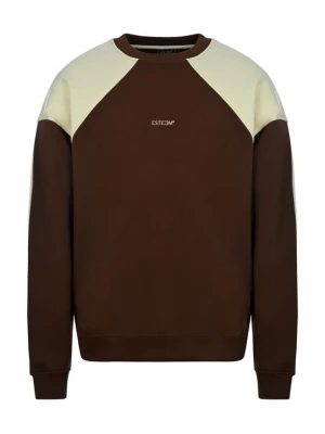 Foto van product ESTEEM Sweatshirt ' Two Tone Oversized ' bruin