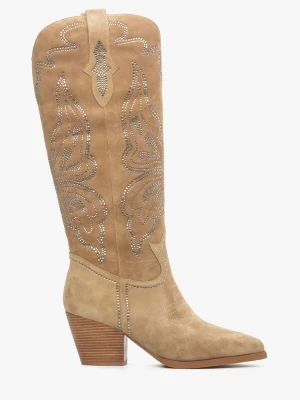 Foto van product Estro Cowboylaarzen '092-11' beige